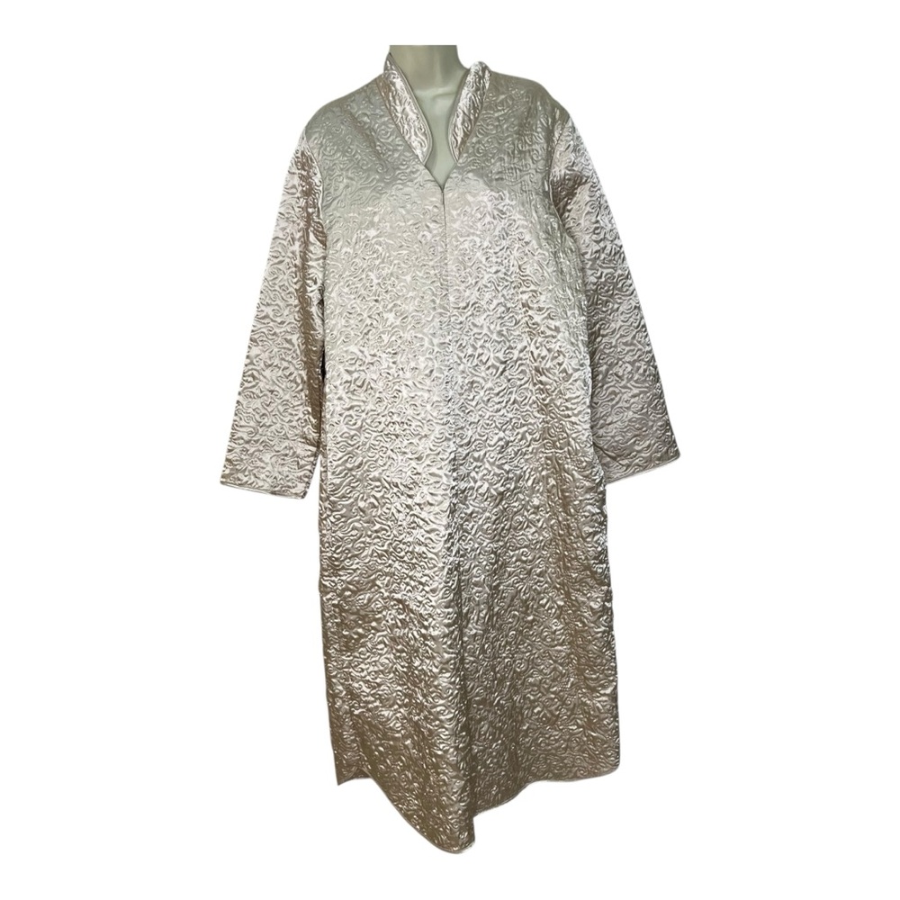 Jasmine Rose Signature VTG Quilted Robe Dressing Gown Granny Core